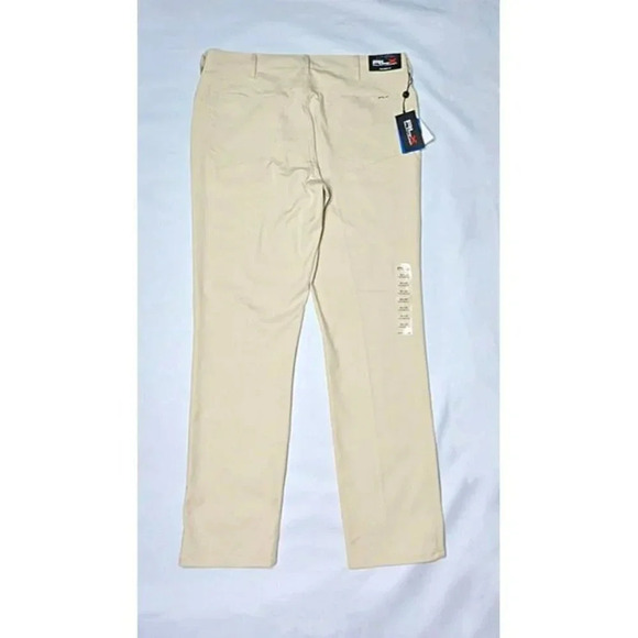 RLX Ralph Lauren Men's Tailored Fit Performance Twill Pant Basic Sand Size 36 - Picture 4 of 8